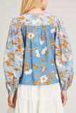 Ulla Johnson Tops Joanie Blouse in Lapis Ulla Johnson Joanie Blouse in Lapis