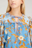 Ulla Johnson Tops Joanie Blouse in Lapis Ulla Johnson Joanie Blouse in Lapis