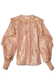 Ulla Johnson Tops Lucinda Blouse in Rose