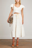 Ulla Johnson Skirts Makana Skirt in Bone