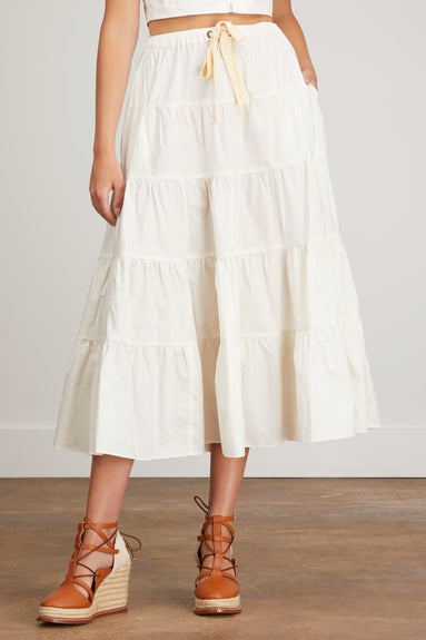 Ulla Johnson Skirts Makana Skirt in Bone