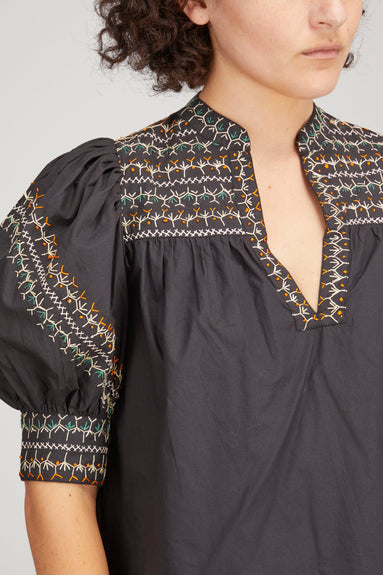 Ulla Johnson Tops Noam Top in Noir