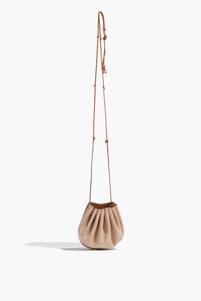 Paloma Ruched Pochette in Apple Blossom