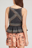 Ulla Johnson Tops Pilar Top in Noir