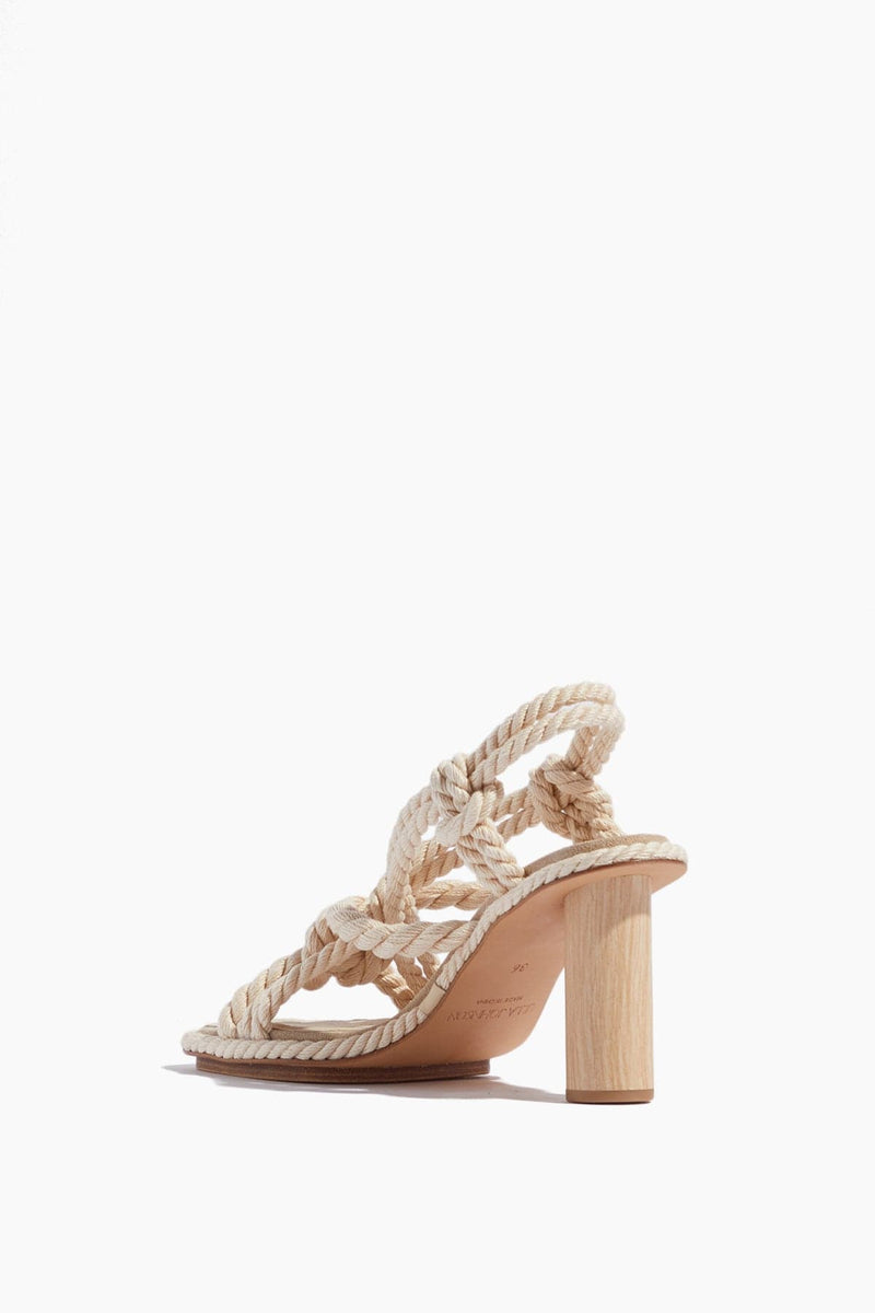 Ulla Johnson Uma Twisted Rope High Heel in Natural – Hampden Clothing