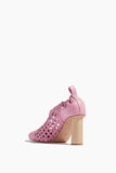 Ulla Johnson Heels Zaria Woven Leather High Heel in Rosebloom Ulla Johnson Zaria Woven Leather High Heel in Rosebloom