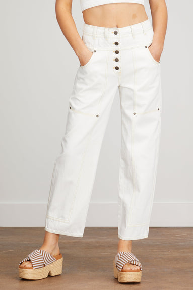 Ulla Johnson Pants August Pant in White Wash