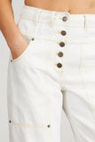 Ulla Johnson Pants August Pant in White Wash