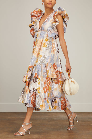 Ulla Johnson Dresses Fontaine Dress in Ocean Jasper
