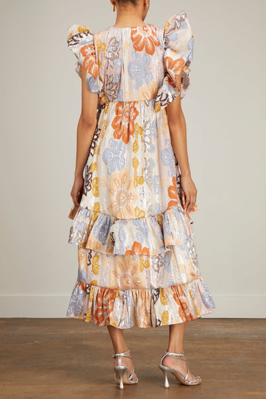 Ulla Johnson Dresses Fontaine Dress in Ocean Jasper