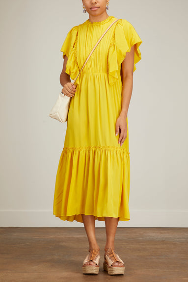Ulla Johnson Dresses Ilaria Dress in Sunsprite