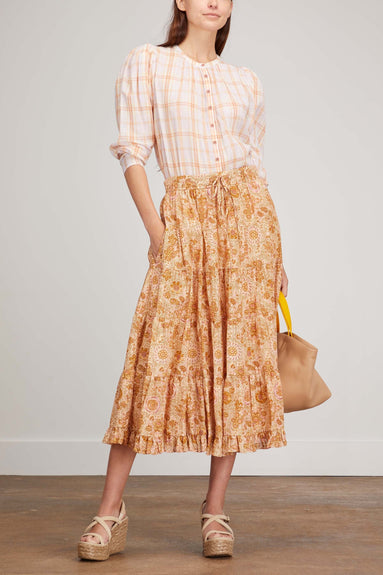 Ulla Johnson Tops Nour Blouse in Pale Lilac
