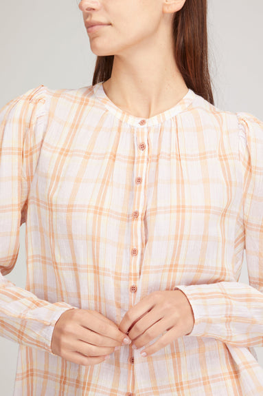 Ulla Johnson Tops Nour Blouse in Pale Lilac