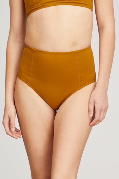 Ulla Johnson Swimwear Zahara Bikini Bottom in Olive