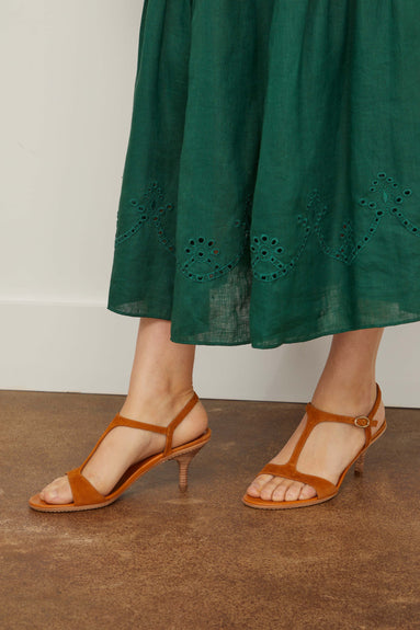 Vanessa Bruno Strappy Heels Sandal in Caramel Vanessa Bruno Sandal in Caramel