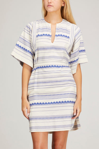Vanessa Bruno Dresses Theoda Dress in Ecru/Marine