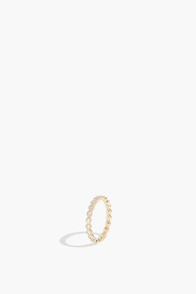 Vintage La Rose Rings Bezel Diamond Band in 14k Yellow Gold Vintage La Rose Bezel Diamond Band in 14k Yellow Gold