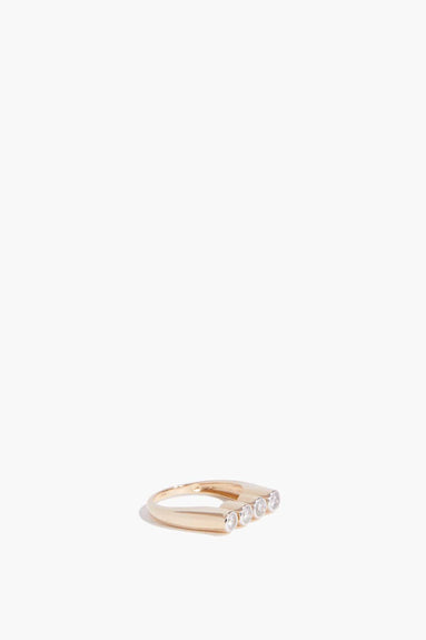 Vintage La Rose Rings Diamond Stevie Ring in 14k Gold Vintage La Rose Diamond Stevie Ring in 14k Gold