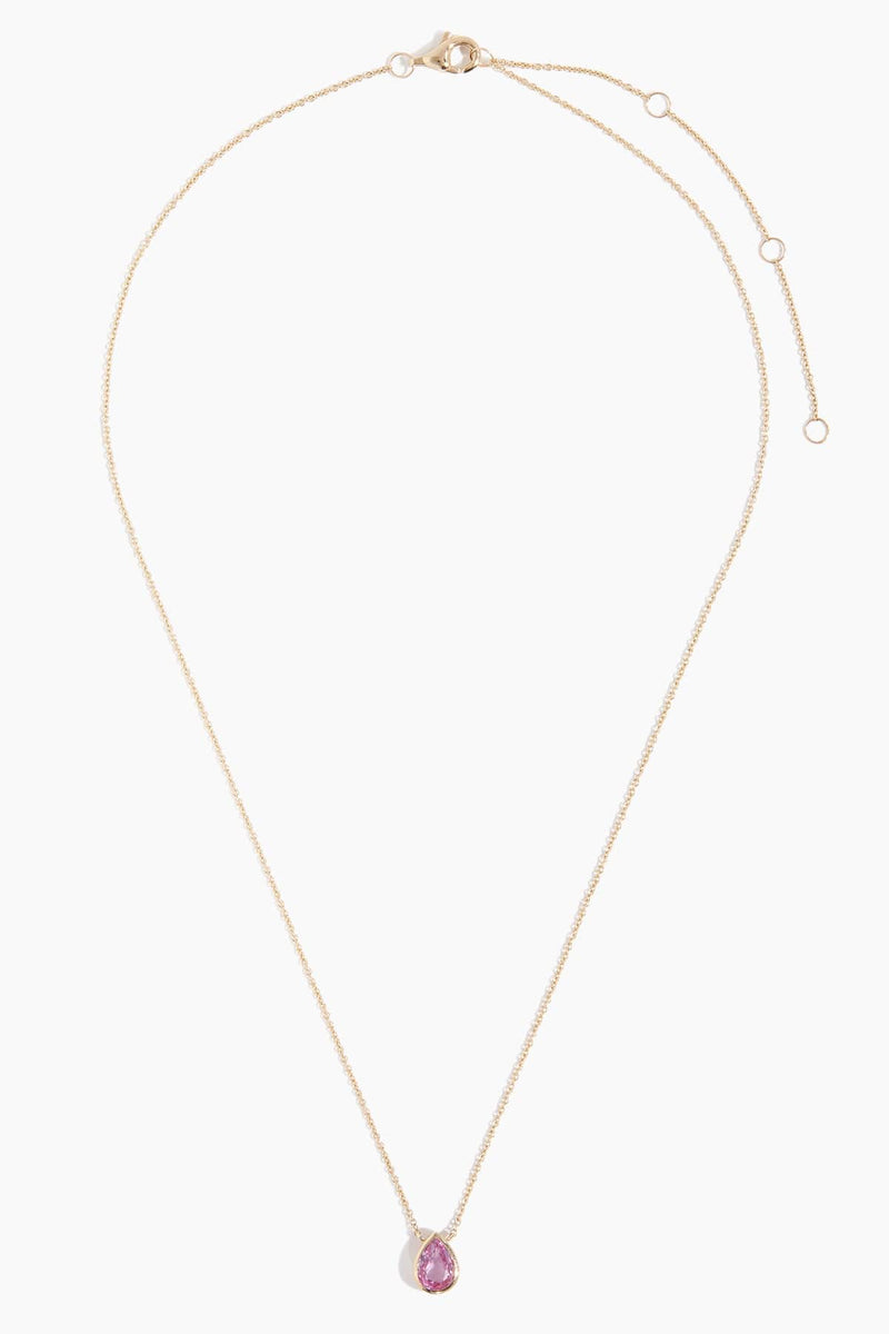 Rose gold cheap pink necklace