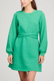 Xirena Dresses Emma Fleece Dress in Green Leaf Xirena Emma Fleece Dress in Green Leaf