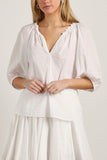 Xirena Tops Jules Top in White Xirena Jules Top in White