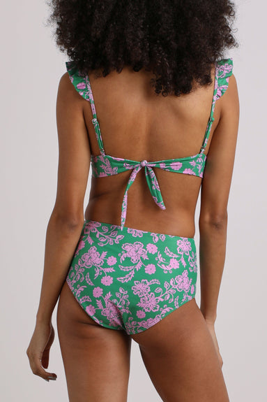 Xirena Swimwear Kapri Bikini Top in Caprisyn Green