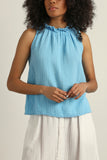Xirena Tops Noelle Top in Fiji Bleu