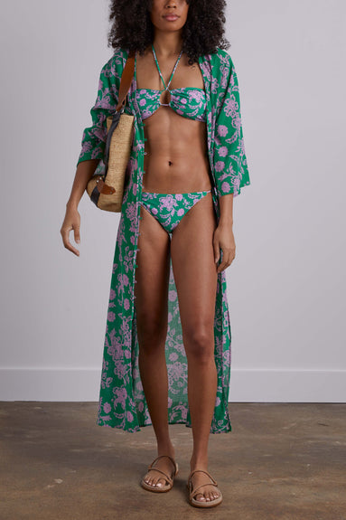 Xirena Swimwear Sima Bikini Bottom in Caprisyn Green