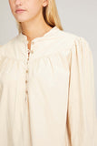 Xirena Tops Emilia Shirt in Cream Cord