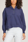 Xirena Sweatshirts Kass Sweatshirt in Navy Blue