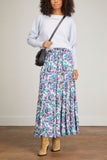 Xirena Skirts Sacha Skirt in Lilac Flora Xirena Sacha Skirt in Lilac Flora