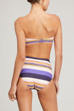 Zimmermann Lingerie Separates Sculpt Bandeau Bra in Indigo Stripe