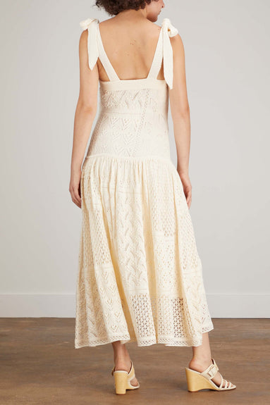 Zimmermann Dresses Anneke Patchwork Dress in Cream