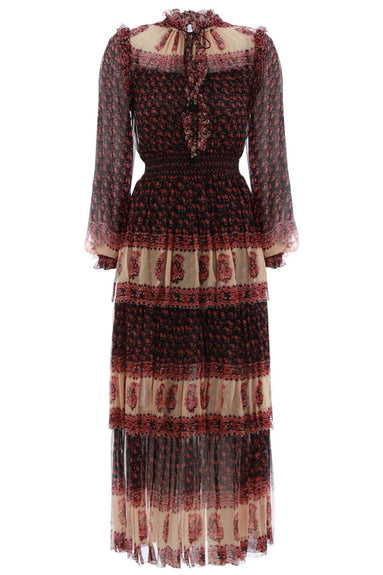 Zimmermann Clothing Jaya Stamp Layer Dress in Stamp